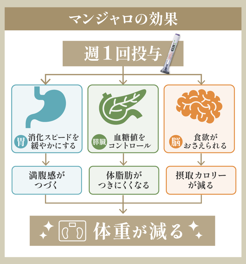 マンジャロの効果